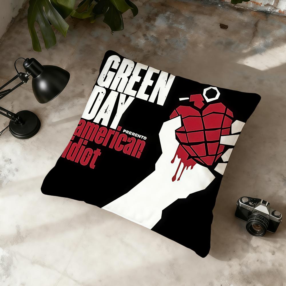G-Green Band D-Day cushion cover Home Office Convenient Nordic Simplicity Hit With Zipper Cushion Cover