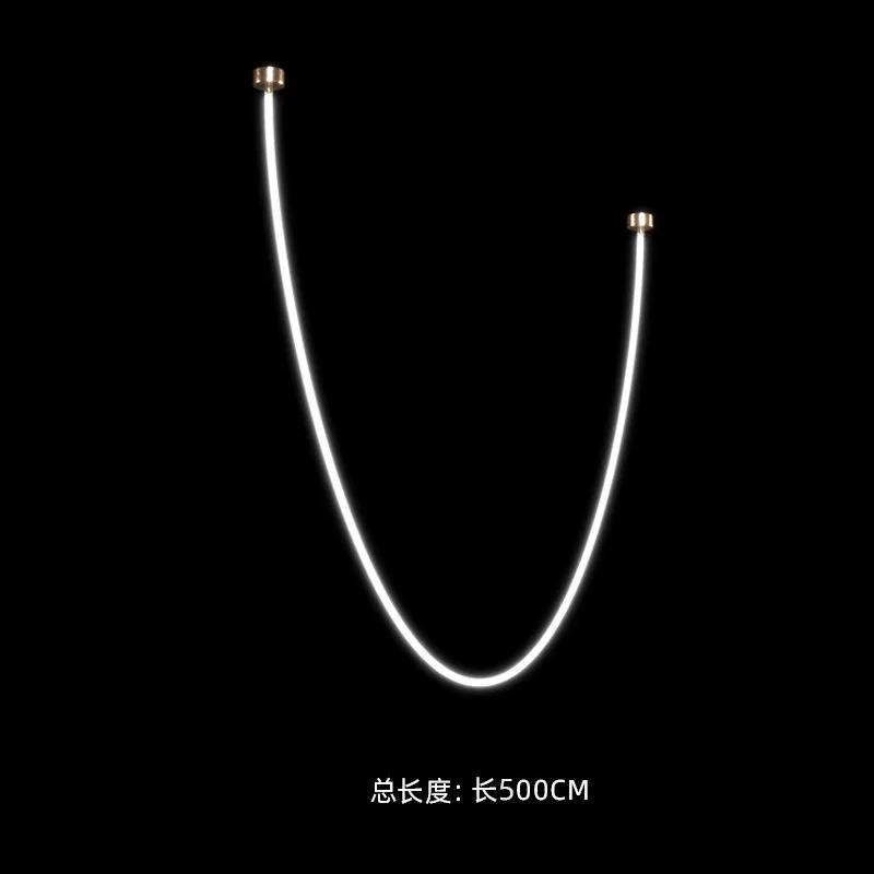 Nordic Hose Led Chandelier for Dining Living Room Center Table Kitchen Bedroom Pendant Lamp Minimalist Decor Lighting Lusters