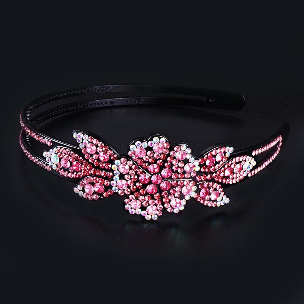 New Non-slip Luxury Rhinestone Headband Hairbands For Women Shinny Crystal Headwear Hair Hoop Ladies Hair Accessories