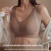 1PCS Women's Large Size Seamless Bras Full Cup Wireless Soft Sleepwear Female Solid Color Brassiere Push Up Sexy Lingerie