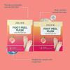 EELHOE Peach Foot Mask: Plant Extracts, Hydrating and Softening, Improves Dryness, Daily Foot Care.