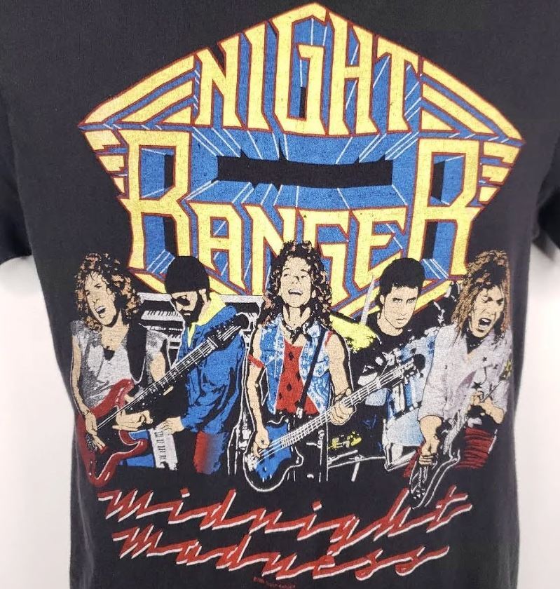 

Midnight Madness VTG Night Ranger Shirt Classic Black Unisex S-2345XL Unisex T-Shirt XXXL