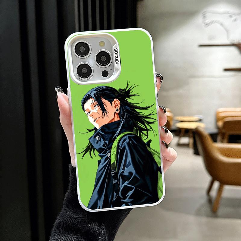 Anime Geto Suguru JUJUSU Soft Phone Case for iPhone 15 16 17 Pro Max 17Air 16E 14 Plus 13 12 Mini Shockproof Cover Back Shell