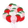 10pcs Strawberry Balloons Fruit Summer Beach Hawaiian Party Watermelon Baloon Kids Girl Birthday Party Ballon Festival Globos