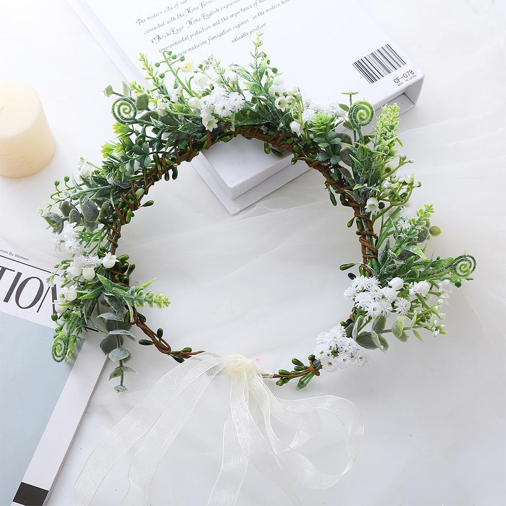 Photoshoot Fairy Flower Leaf Headbands Costume Cosplay Elven Princess Tiara  Wedding