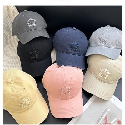 1Pc Retro Washed Unisex Baseball Cap Adjustable Summer Sun Visor Driver'S Cap Casual Hat Streetwear Style Snapback Hip Hop Cap
