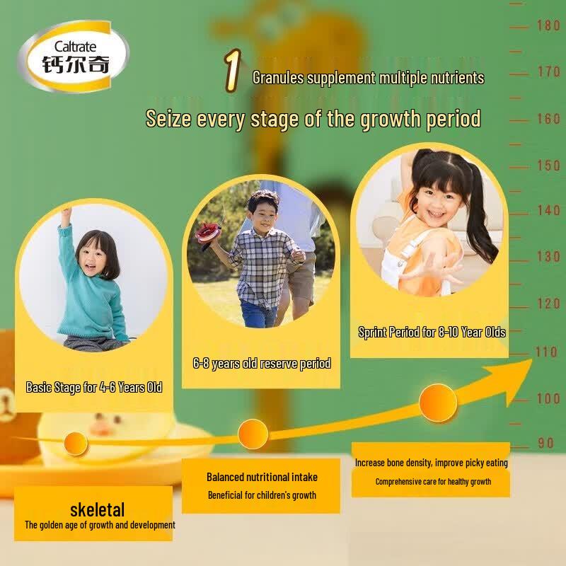 Caltrate Kids' Chewable Calcium Tablets with Iron, Zinc, and Vitamins