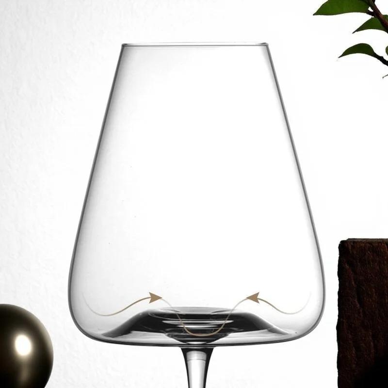 2PCS Red Wine Glasses Champagne Glass Wine Glasses Hand Blown,Long Stem,Perfect for Red or White,Daily Use