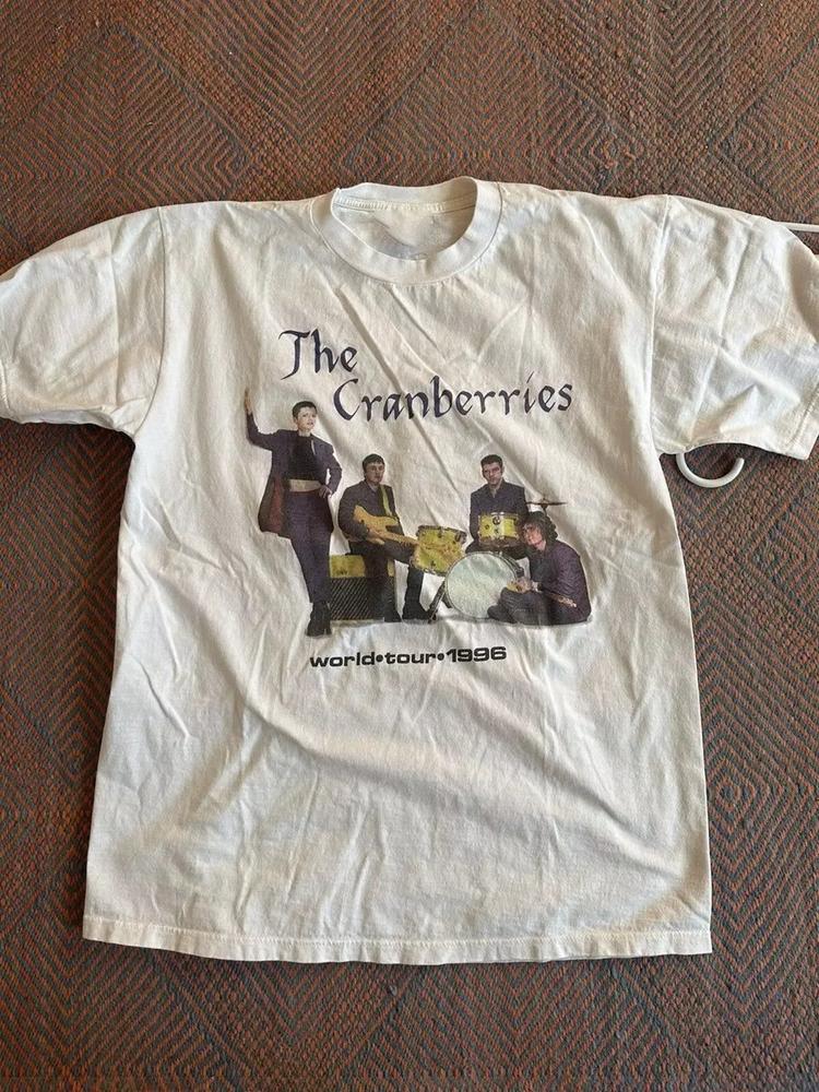 The Cranberries Band World Tour Short-Sleeve Unisex T-Shirt White S