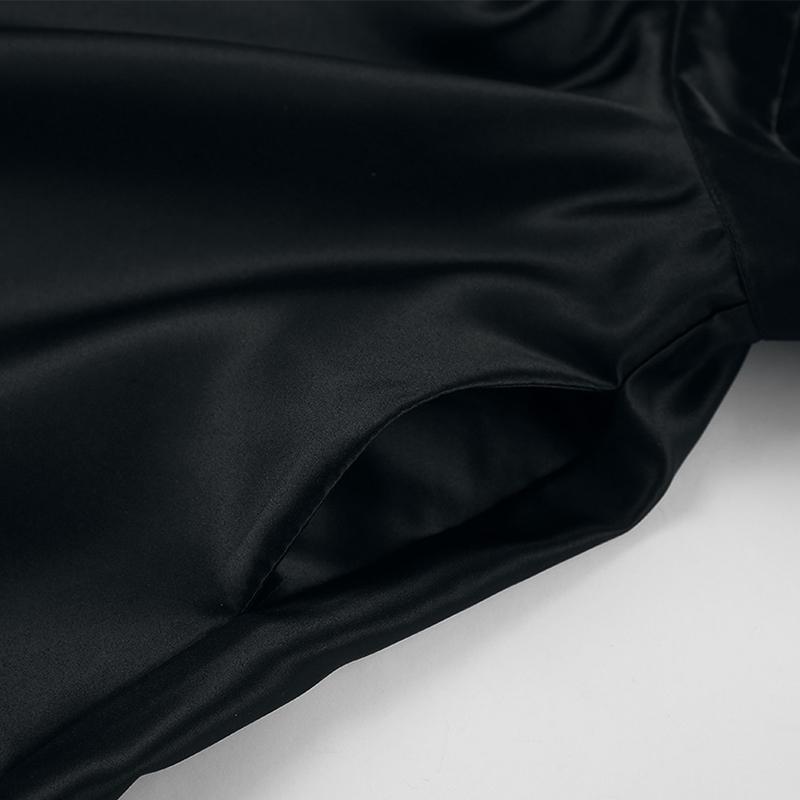 Vintage Stain Sexy Backless Halter Black Short Dress Women's Backless Pocket Short Dresses Female Birthday Party Evening Summer Dress