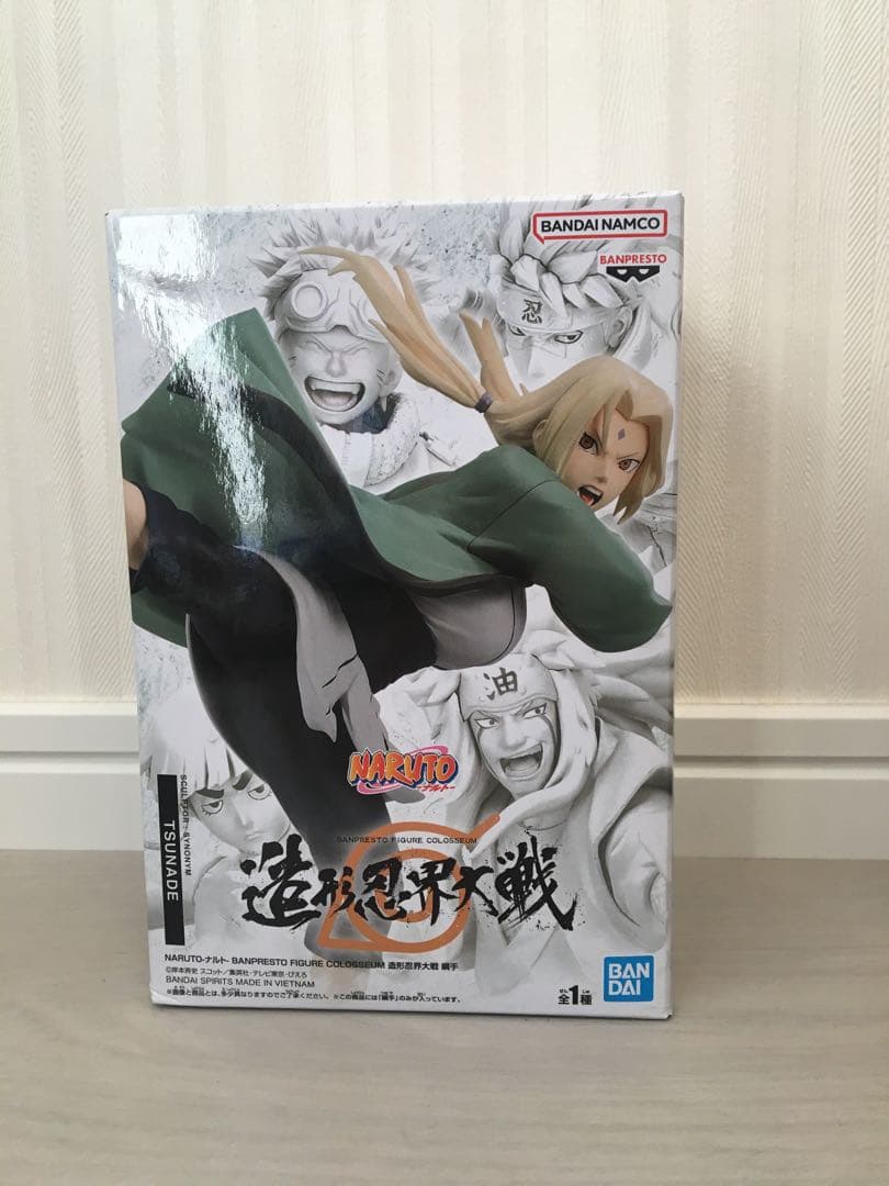 Unopened NARUTO Shippuden Tsunade figure from Ninja World War series.