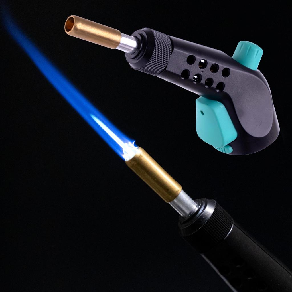 Mapp Propane Piezo Gas Torch Two Nozzles for Brazing and Soft Soldering 019Cga
