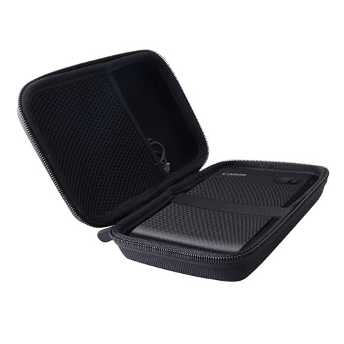 Canon SELPHY QX20/SELPHY SQUARE QX10 Printer Dedicated Protective Storage Case - WERJIA (Black)