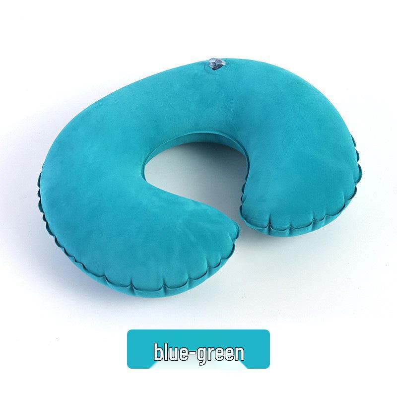 Automatic Inflatable Pillow: Portable Outdoor/Indoor Lumbar & Neck Support for Travel, Office Nap