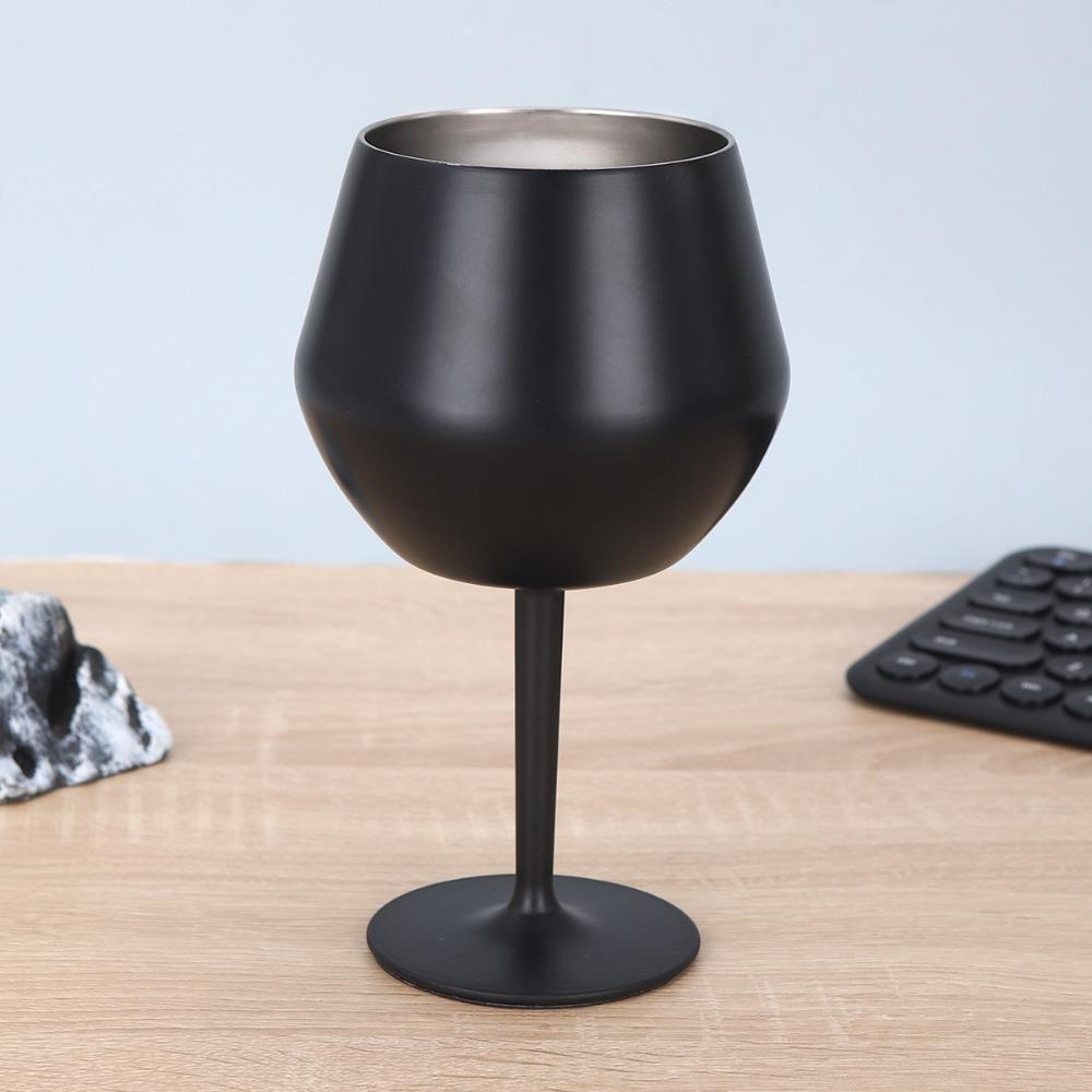 Detachable Wine Goblet Gradient Color Champagne Cup Bar Accessory Stainless Steel Red Wine Cup  Pub
