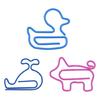 Creative Cartoon Paper Clips, Pack of 100 Multifunctional Book Sealing Clip Office School Document Craft Accessories