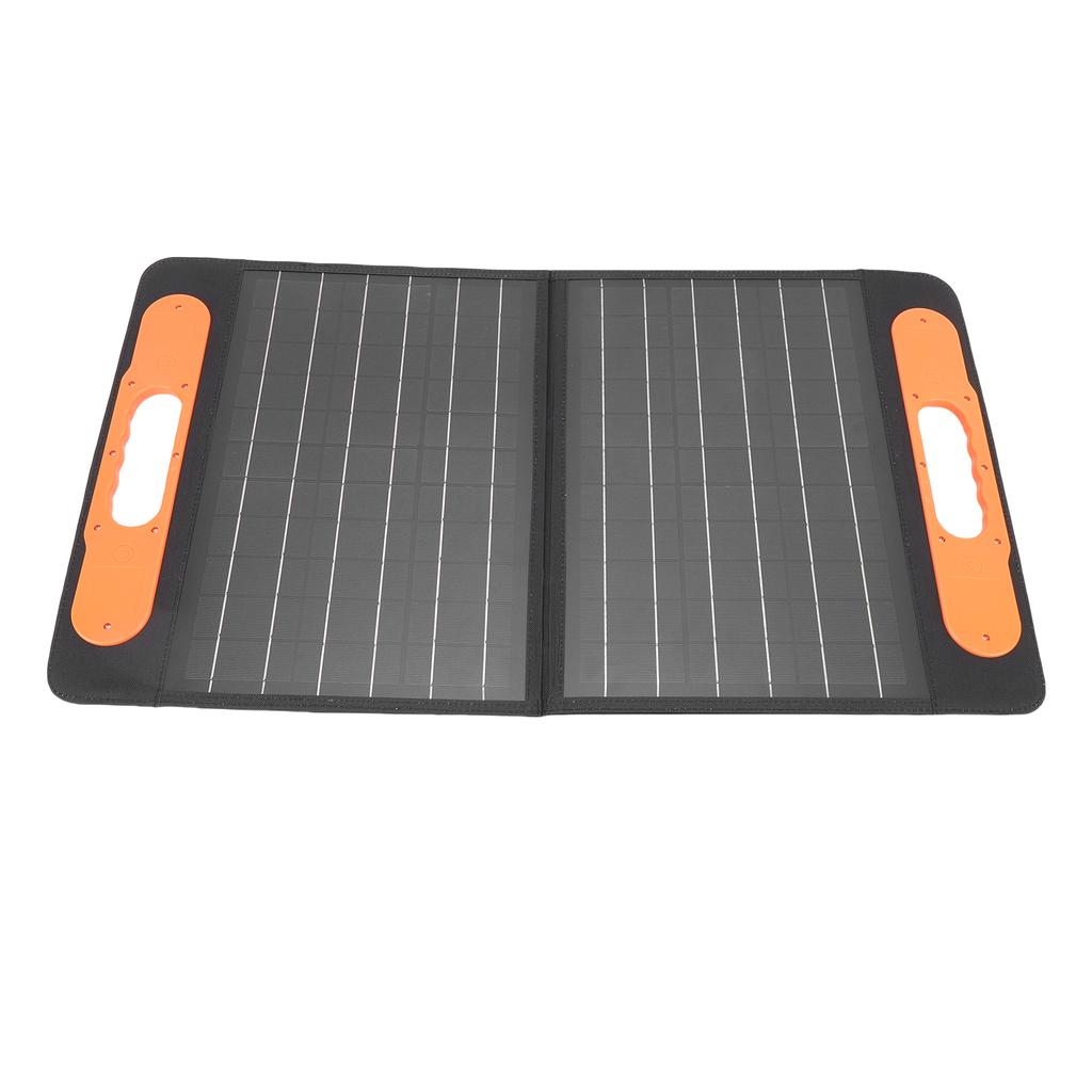 100W Faltbares Solarpanel Camping   Hohe Effizienz USB A Typ C Ausgang für Powerstation, Kompatibel mit 5V und 12V Geräten