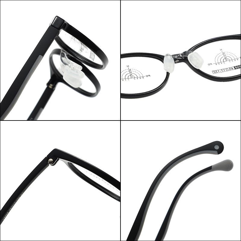 Comfortable Kids' Eyeglass Frames with Adjustable Nose Pads and Silicone Temples - Lightweight, Cute, and Durable for Girls