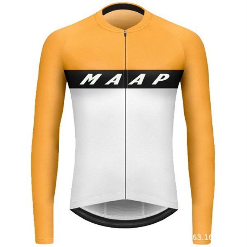 MAAP Professional Cycling Clothes Men Women Long-sleeved Sportswear Road Mountain Biking Equipment Slim Fit XS