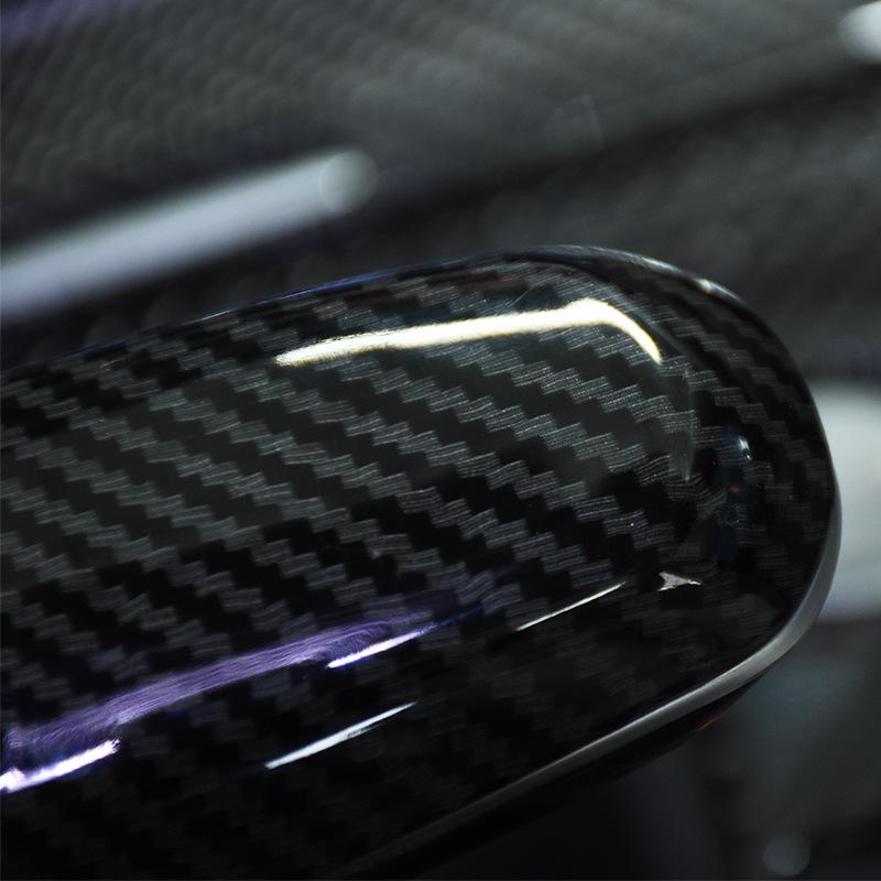 Carbon Fiber Gear Shift Knob Cover for Hongqi H5 - Fits 18 Models