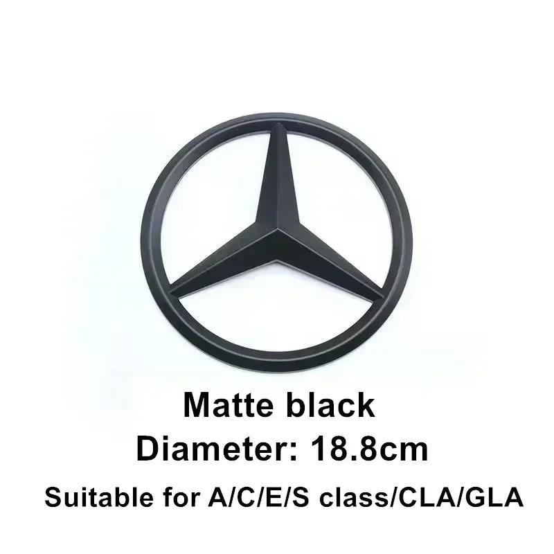 VRF2 ABS Car Front Grille Emblem Decal Cover Accessories for Mercedes Benz W204 W205 W210 W211 W212 W213 C E Class GLA GLK ML GLC GLE