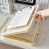 Multi-Function Exam Folder with Clip Document Organizer Transparent Waterproof Writing Board Portable File Folder for Students Teachers Professionals