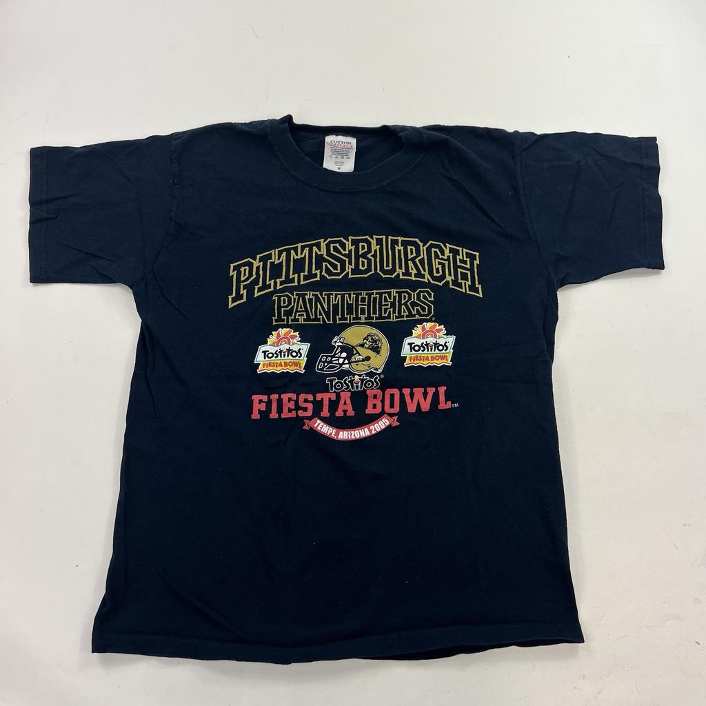 Vintage Pittsburgh Panthers Fiesta Bowl Blue T Shirt 2005 Size Medium