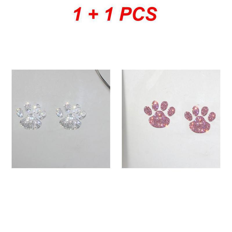 1~5PCS Dog Claws Bear Paw Stickers Colorful Stable Safety Material Car Accessories Car Body Sticker Universal