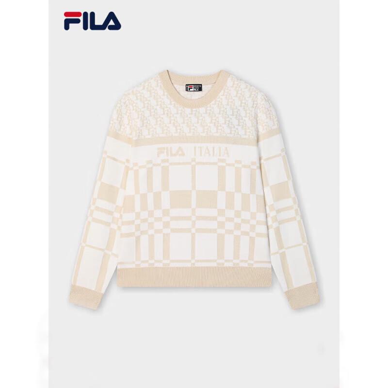 FILA Women's Plaid Knit Pullover Sweater