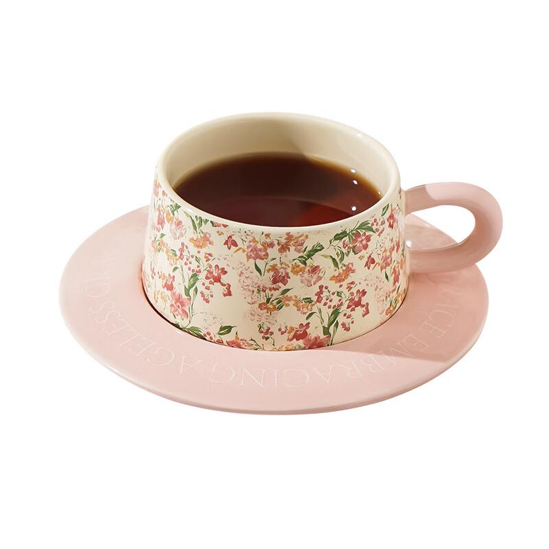 Shangqi Ceramic Coffee Cup & Saucer Set