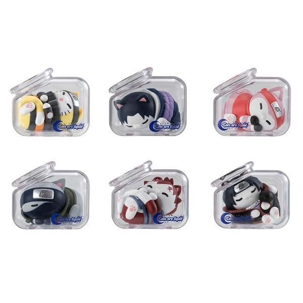 MegaHouse MEGA CAT PROJECT NARUTO Shippuden Goodnight 65mm PVC Mascot Nyarult! (BOX) Approx. Pre-painted