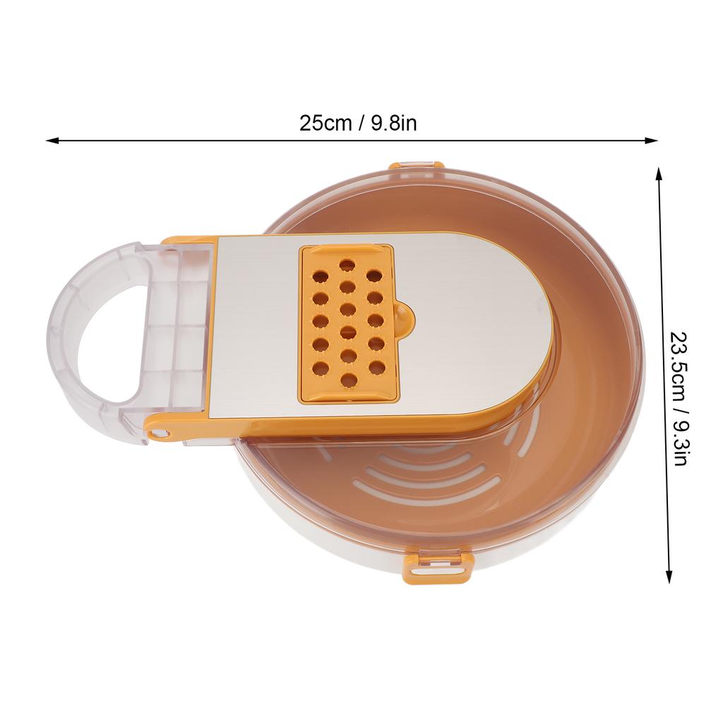 Kitchen Chopper Vegetable Grater Multipurpose Potato Cutter Shredder with Drain Basket for Slicing Dicing Grinding