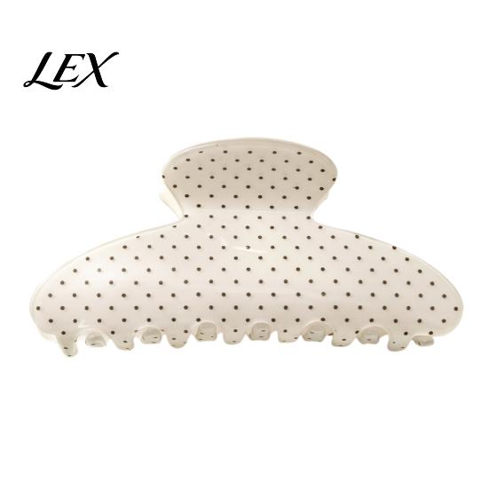 Cute Hair Clips for Daily Commuting Polka Dot Claw Clip Women, Lightweight Acrylic Non-Slip Jaw Clip, Half Tied Hairstyles Elegant Strong Hold
