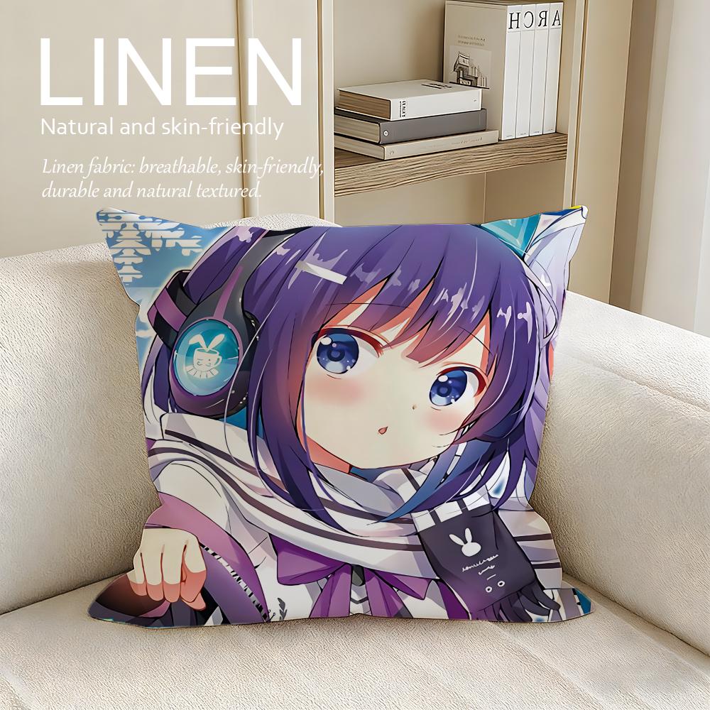 Cute Is the Order a Rabbit Cushion Cover Pillowcase Set Pcs x x Breathable Washable Sofa Cushion Cover
