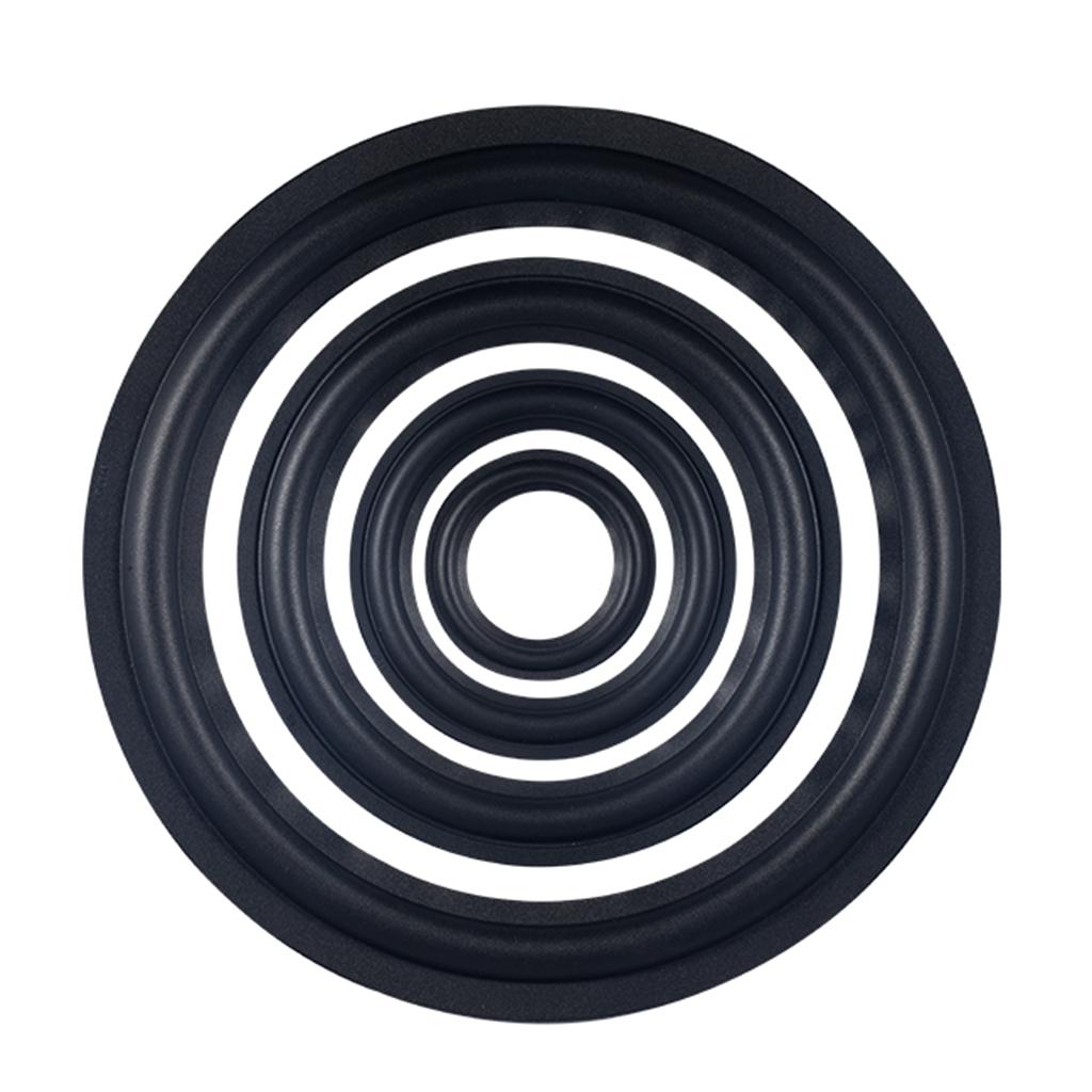2 Packs Ring Speaker Cloth Edge Repair Parts Speaker Surround Rubber Replacement Parts for Speaker Repair or DIY