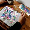 4Pcs Special Shape Animal Diamond Art Painting Bookmarks with Pendant DIY Diamond Art Bookmarks Kits for Adults Book Lovers