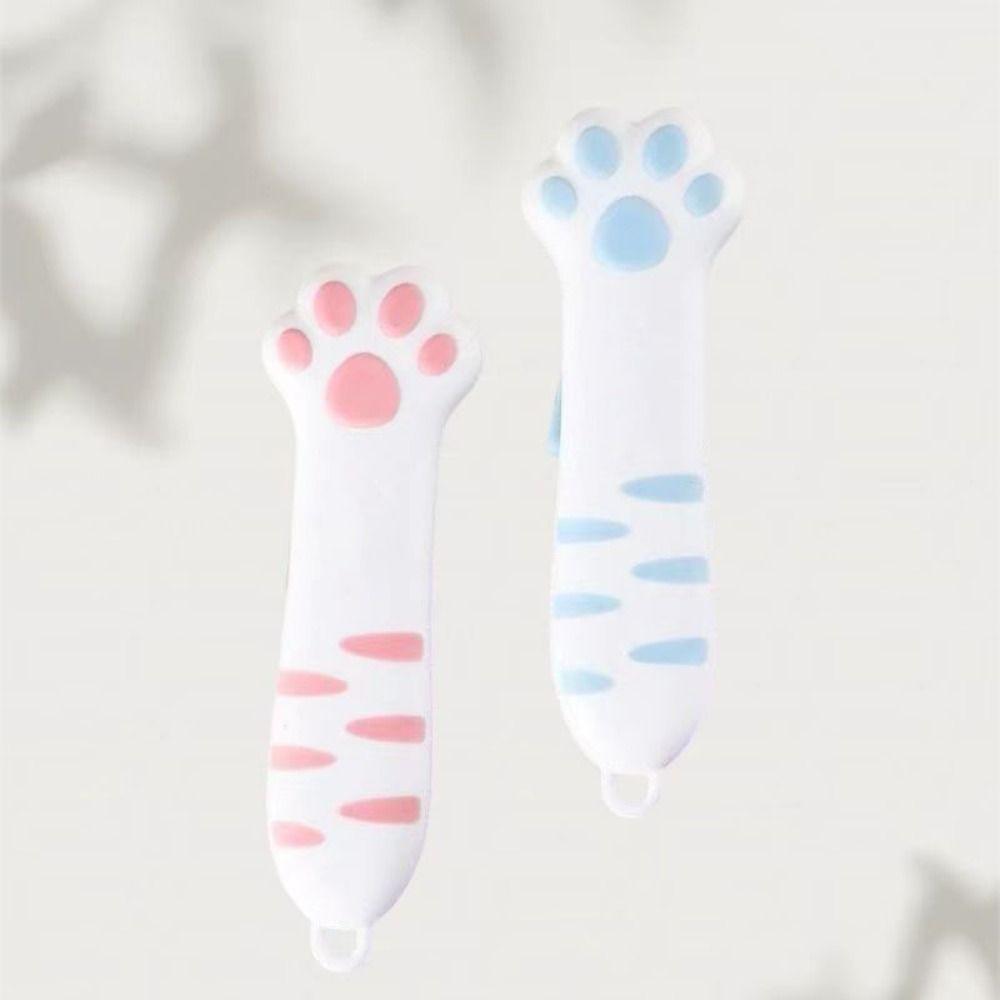 Mini Portable Cat Claw Utility Knife Plastic Material Paper Cutting Tool School Supplies