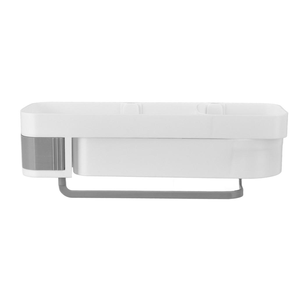 Bathroom Corner Rack Double Layer Rotatable Wall Mounted Stylish Simple Multifunctional Storage Shelf