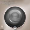 SUPOR 32cm Fine Iron Non-stick Wok with Lid