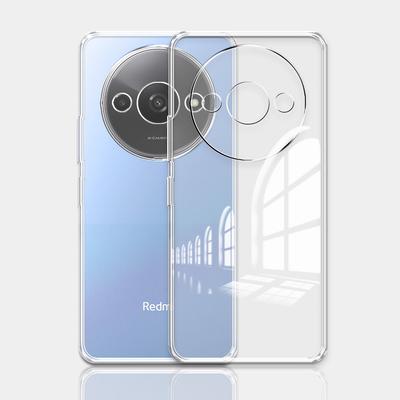 Für Redmi A3 Hülle, Rückseite aus durchsichtigem Silikon, weiche Schutzhülle für Redmi A3 4G, stoßfest, Coque für Xiaomi Redmi A3 Fundas