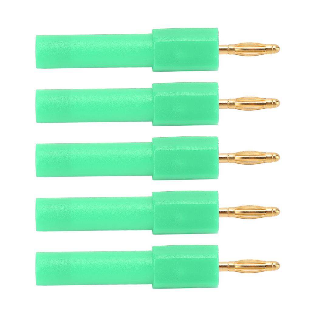 5Pcs Convert Banana Plug Strong Connectivity Good Conductivity 2mm to 4mm Conversion Banana Plug