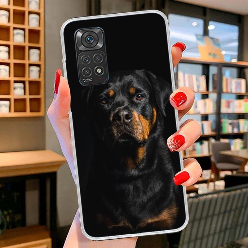Rottweiler Dog Cover Phone Case For Xiaomi Redmi Note 15 14 13 12 11 10 Pro Plus 14S 12S 11S 11T 11E 10S Soft Fundas Shell Redmi