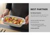 Western Style Ceramic Baking Dish - Oven Safe for Rice, Cheese, Pizza, and Pasta