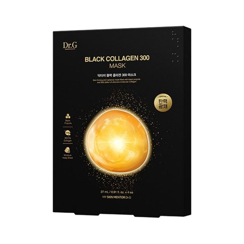 Dr.G Black Collagen 300 Mask 20ct <No Box> 540 Ml / 18.2 Fl. Oz.