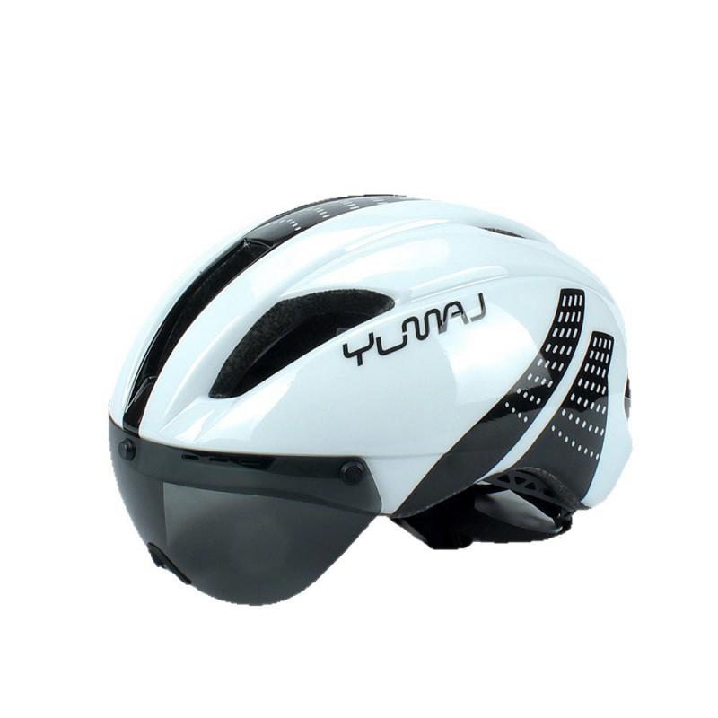YUMAJ Aero Leichter Fahrradhelm Rennrad Fahren Halbschalen-Design CE CPSC Zertifiziert Schwarz Rot M/L