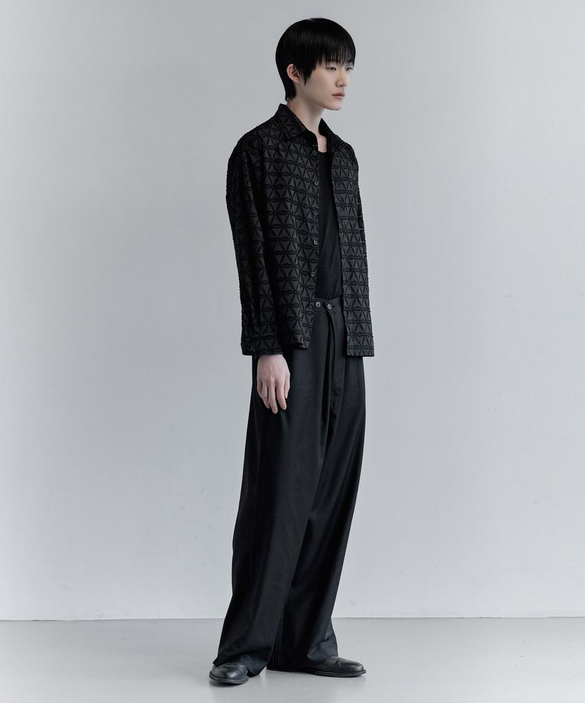 KIRYU Wrap Slacks_Black