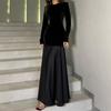 Elegancka, wysokiej klasy, wszechstronna, długa sukienka z długim rękawem i długą spódnicą dla kobiet, Jesień i Zima 2025