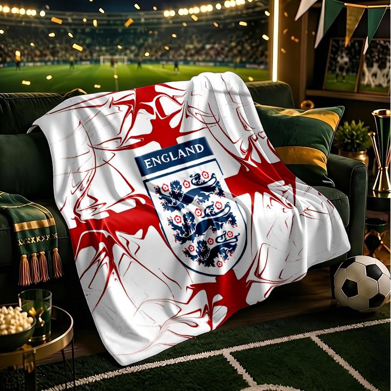 EnglCoat Of Arms Blanket Lightweight Ideal Bedding Blanket Perfect for Travel, Camping, Living Rooms, Offices, Sofas, Fan Christmas gift