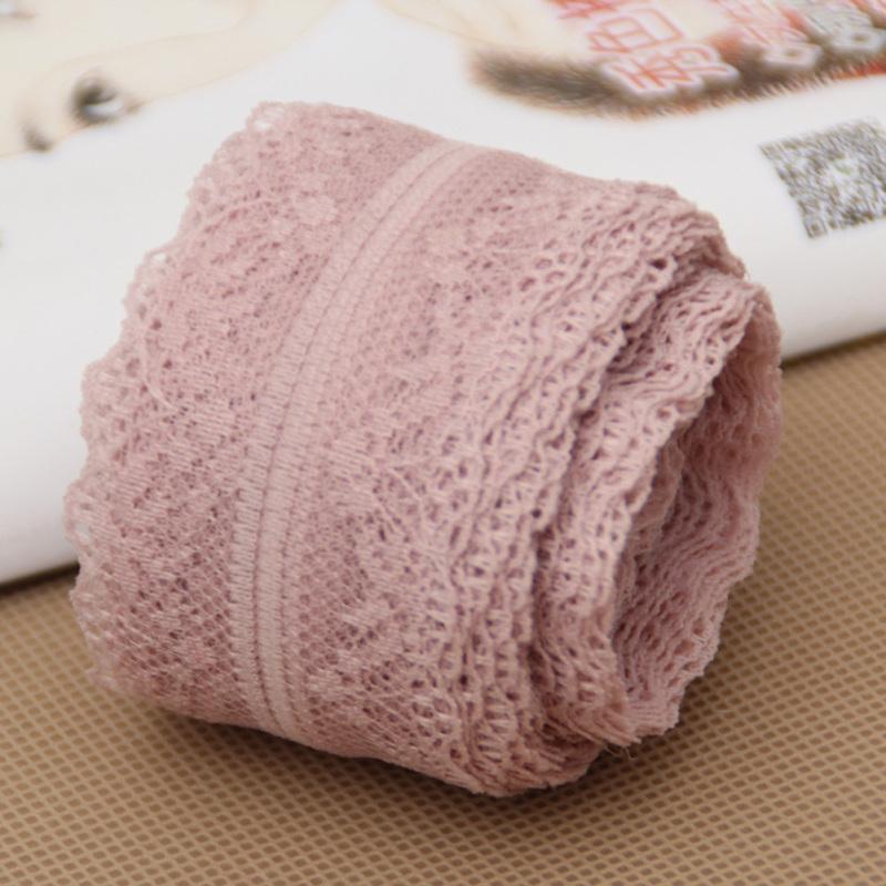 10 m / rolka 4 cm szerokości Dwustronna koronkowa wstążka Dekoracja Rękodzieło Haftowana odzież siatkowa