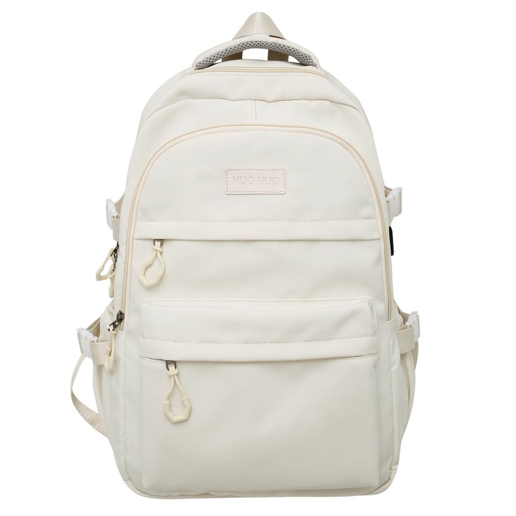 Zaino Versatile E Alla Moda Di Colore Unito Per Studenti Delle Scuole Medie E Superiori Leggero E Durevole